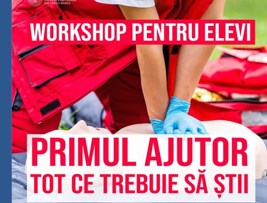 UMFST EXTENSIA BISTRIȚA ORGANIZEAZĂ WORSHOP-UL ‘PRIMUL AJUTOR. TOT CE TREBUIE SĂ ȘTII’